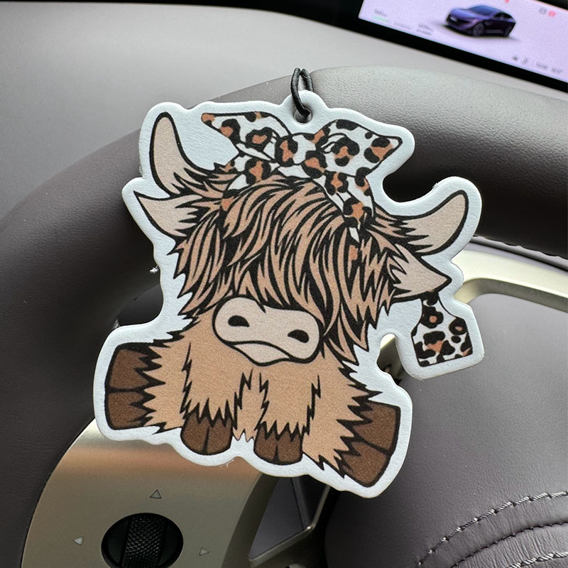 Cartoon Highland Cow Hilton (H - Home Bathroom Freshener avaliação e preço