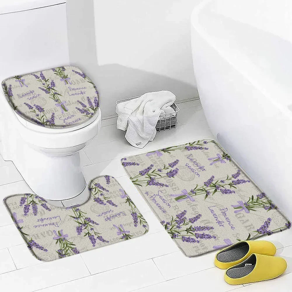 Purple Lavender Bath Mat Set N - Zara Home Bathroom Rug avaliação e preço