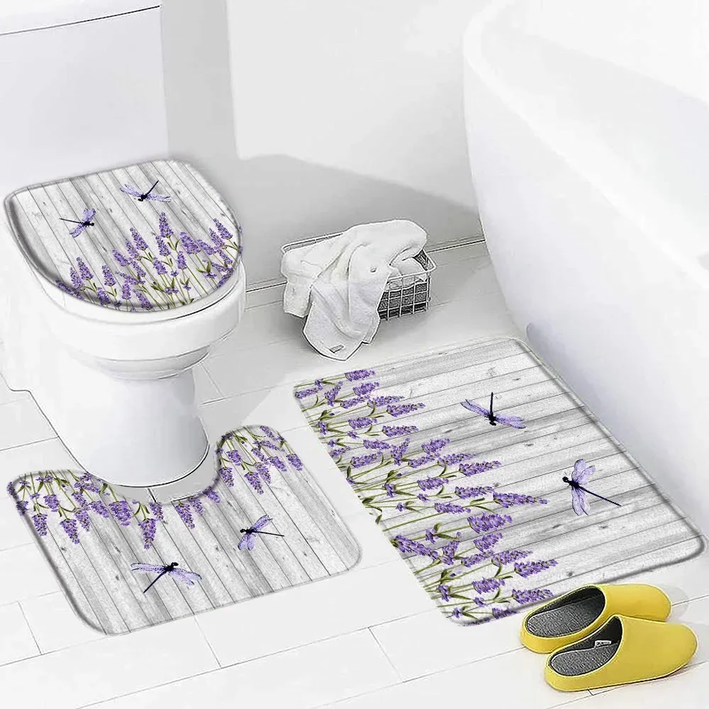 Purple Lavender Bath Mat Set N - Zara Home Bathroom Rug avaliação e preço