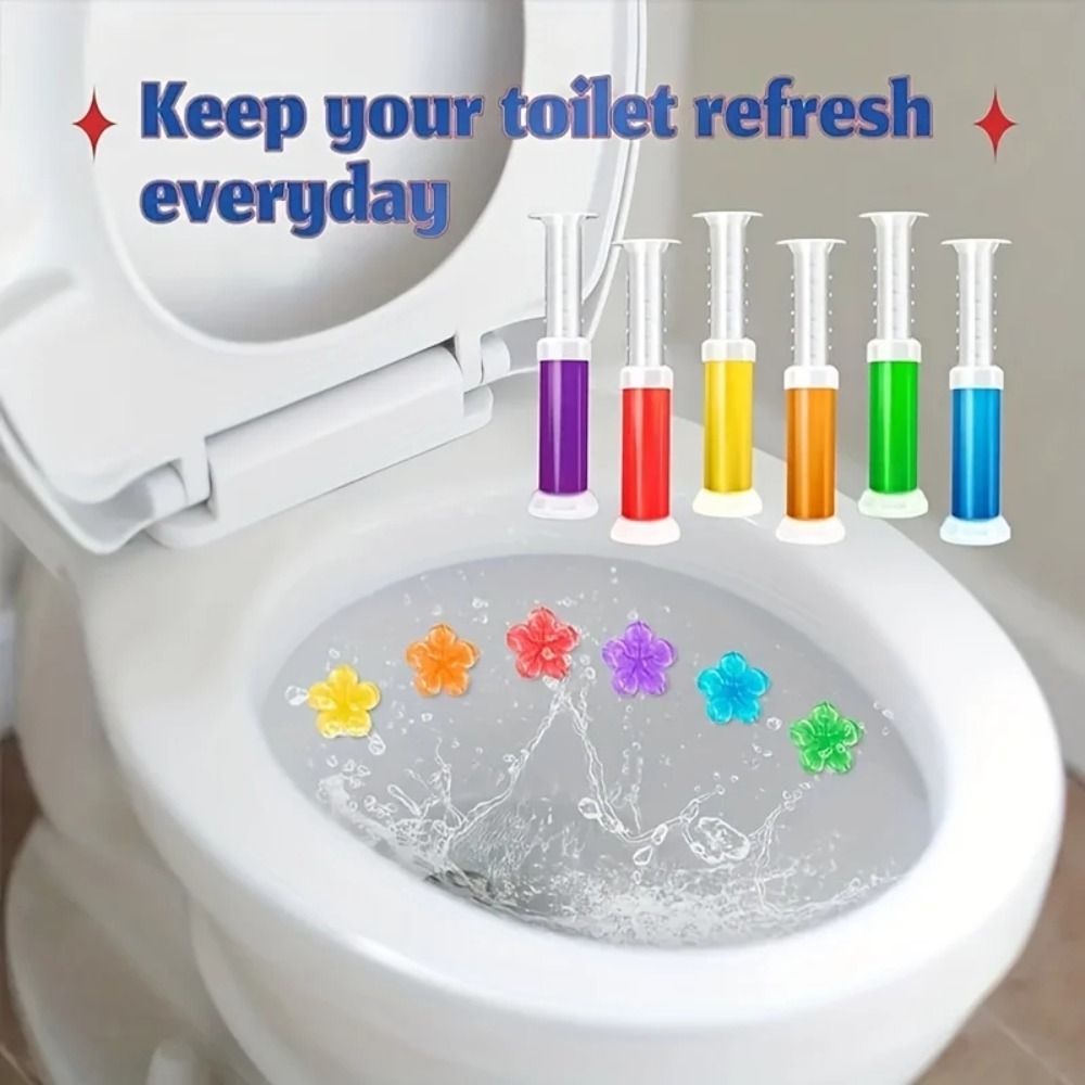 2024 Aroma Flower Toilet Clean - Home Bathroom Freshener avaliação e preço