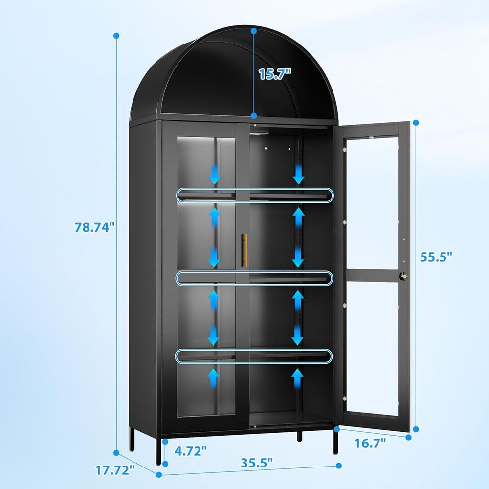 78.74 High Metal Arched Cabine - Home & Bathroom Building Products Pte Ltd Photos avaliação e preço