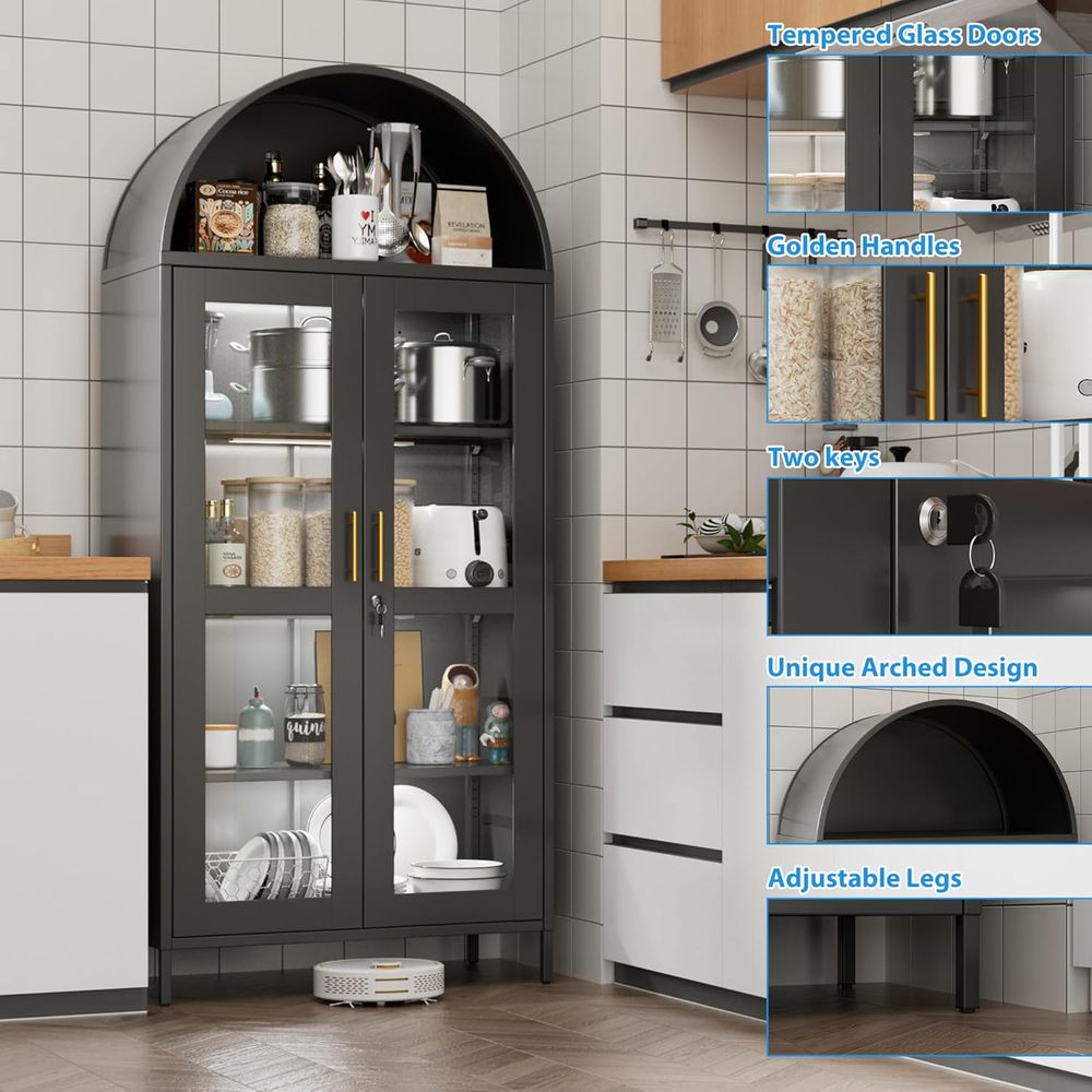 78.74 High Metal Arched Cabine - Home & Bathroom Building Products Pte Ltd Photos avaliação e preço