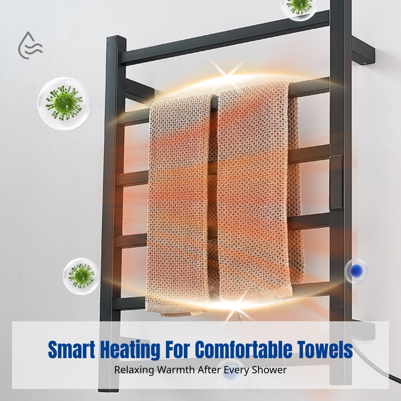 Smart Electric Towel Rack, Hea - Towel Warmer Electric avaliação e preço