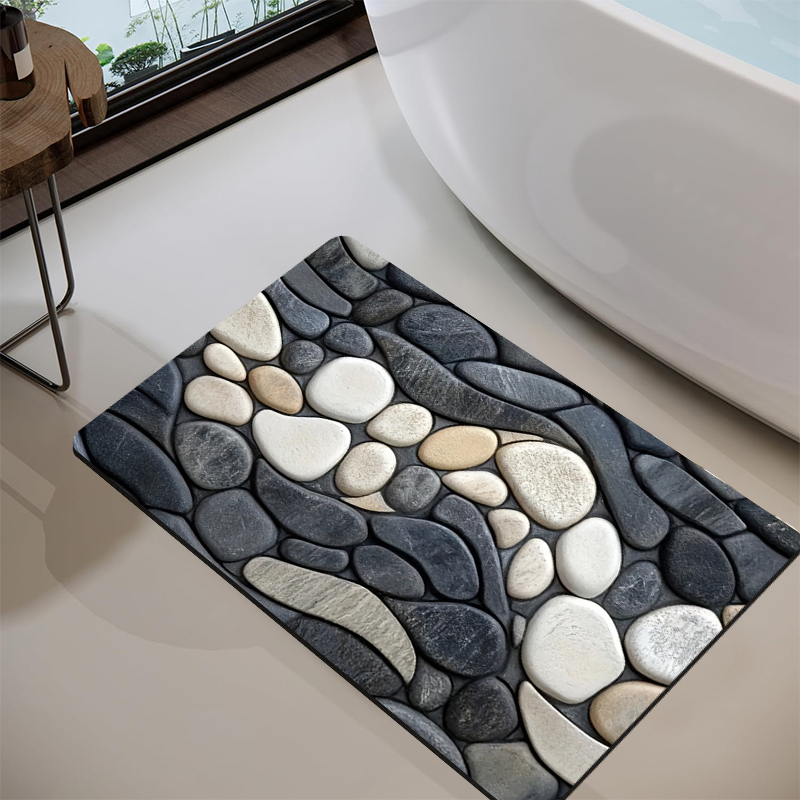 Pebble Pattern Diatomite Rug F - Zara Home Bathroom avaliação e preço