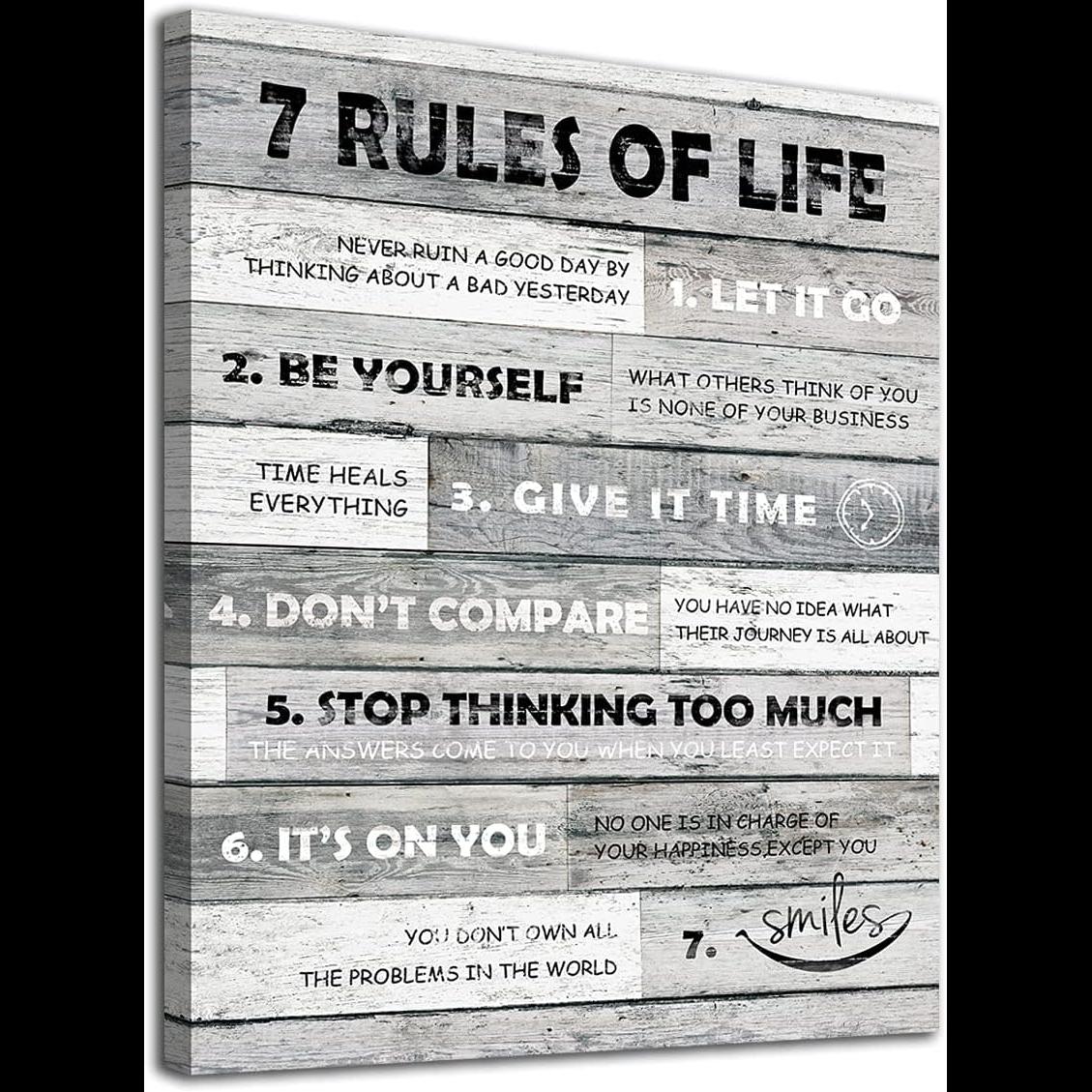 Inspirational Wall Art   Rules - Home Bathroom Rules avaliação e preço