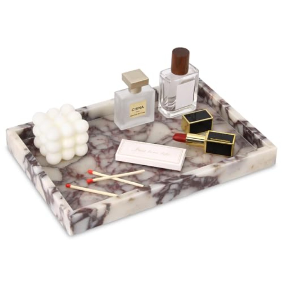 Marble Bathroom Vanity Tray, N - Home Kitchen & Bathroom avaliação e preço