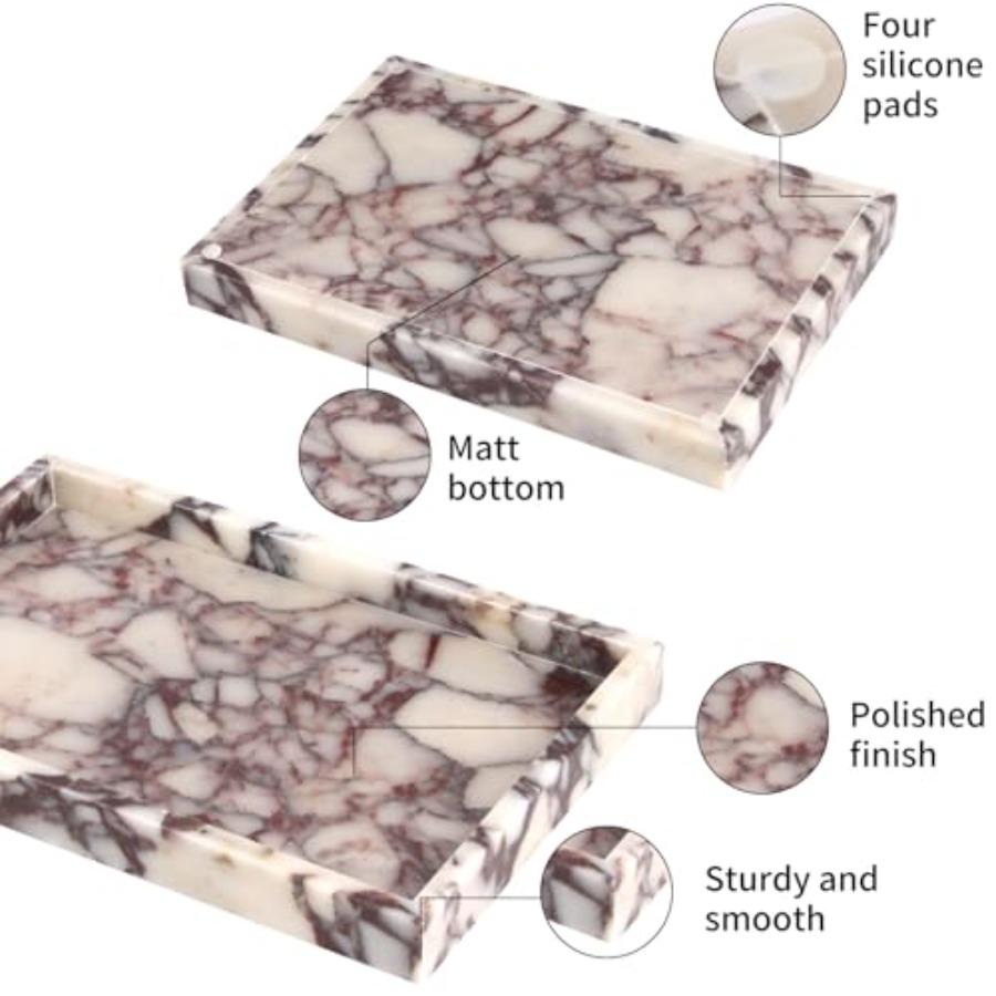 Marble Bathroom Vanity Tray, N - Home Kitchen & Bathroom avaliação e preço