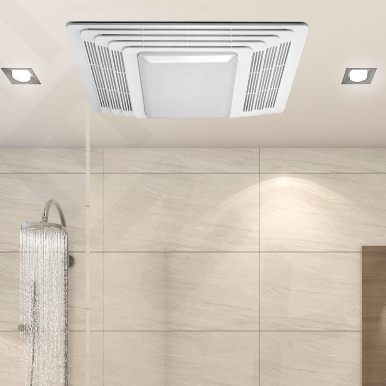 Bathroom Exhaust Fan Cover Whi - Home Bathroom Fan avaliação e preço