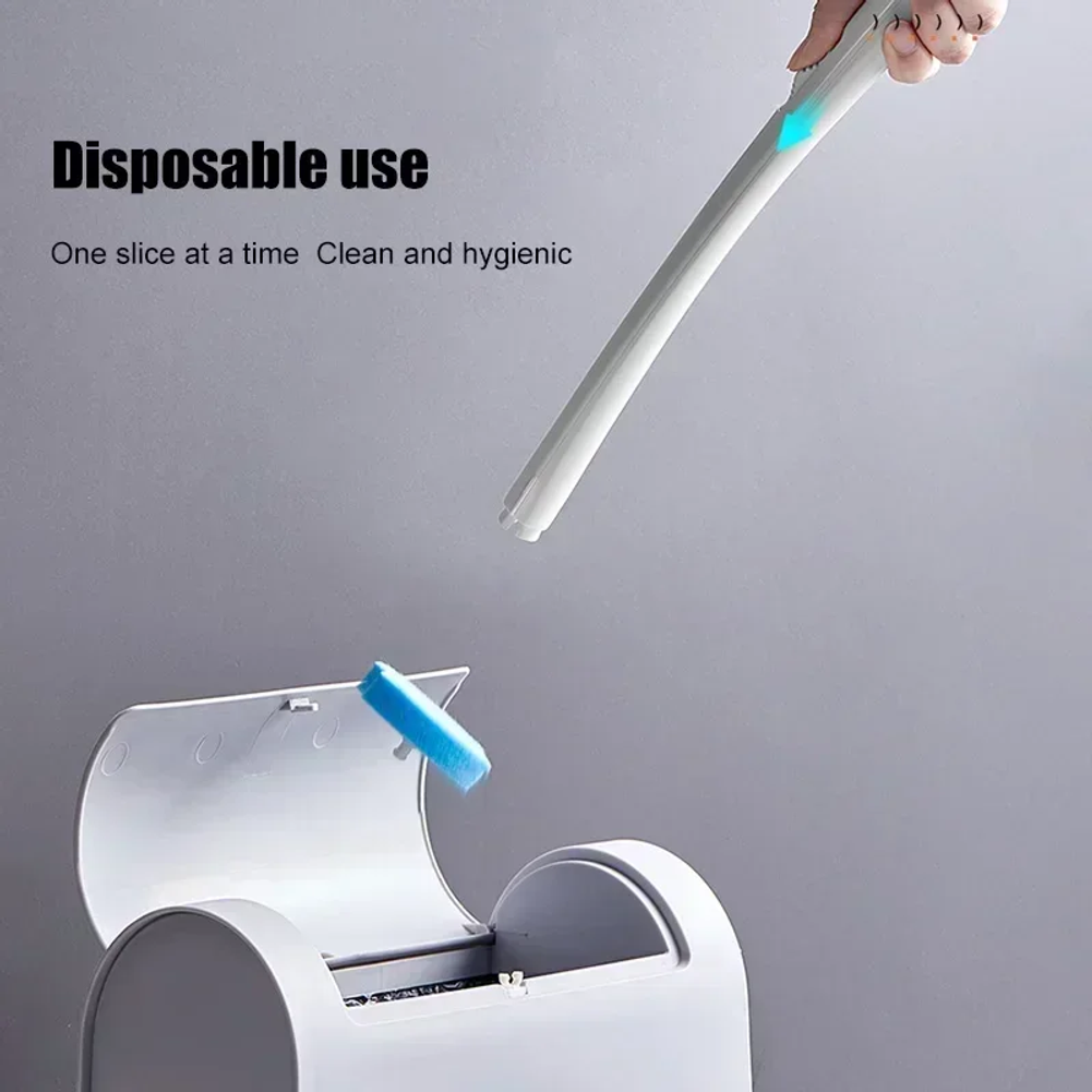 Wall Disposable Toilet Brush F - Home Bathroom Cleaning avaliação e preço