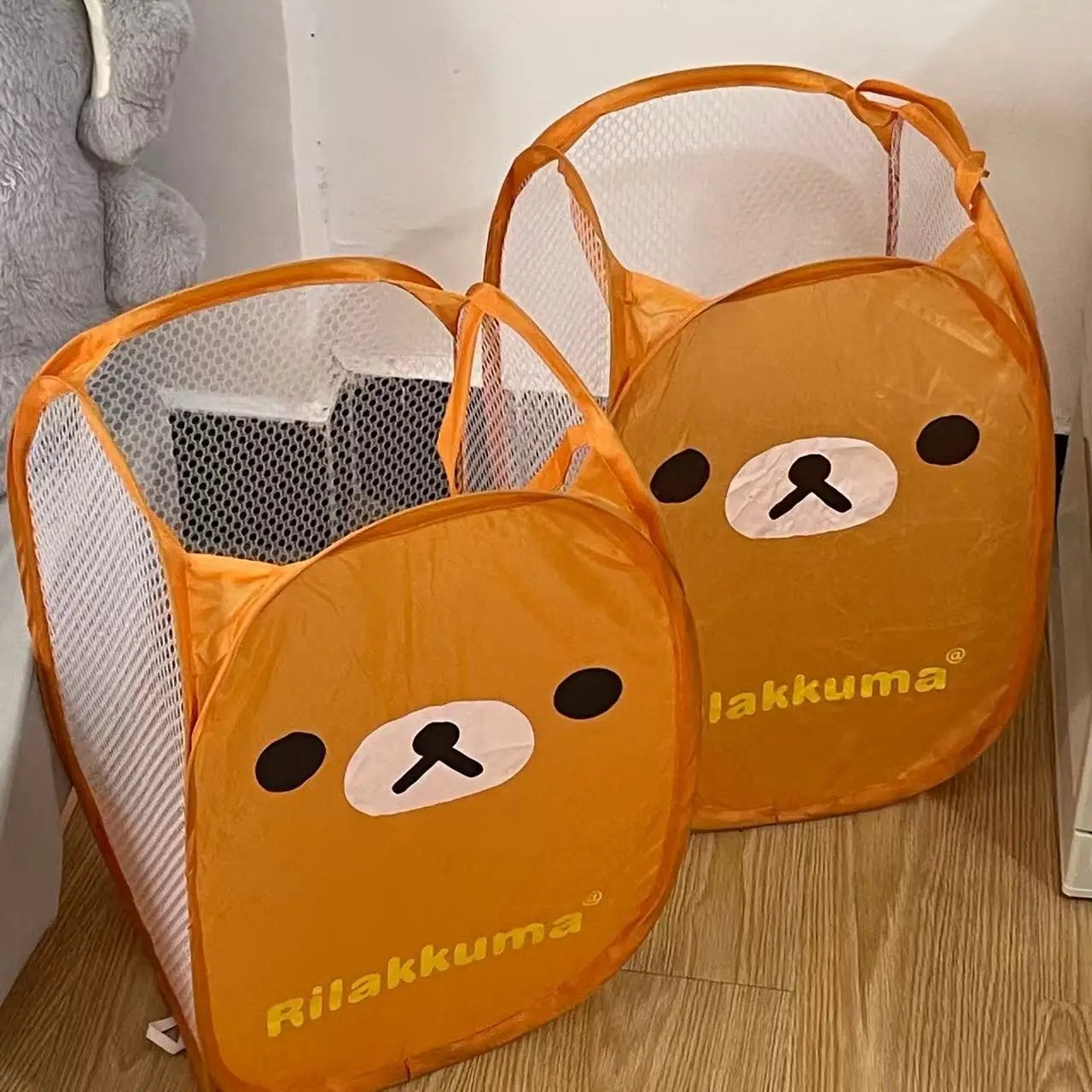 Hot Rilakkuma Mesh Folding Lar - Japan Bathroom.Home avaliação e preço