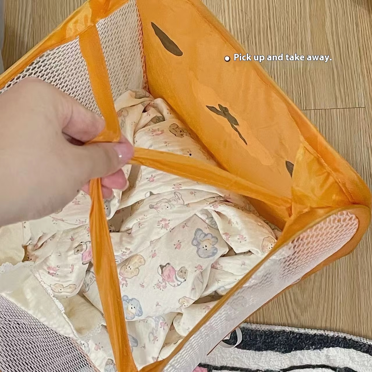 Hot Rilakkuma Mesh Folding Lar - Japan Bathroom.Home avaliação e preço