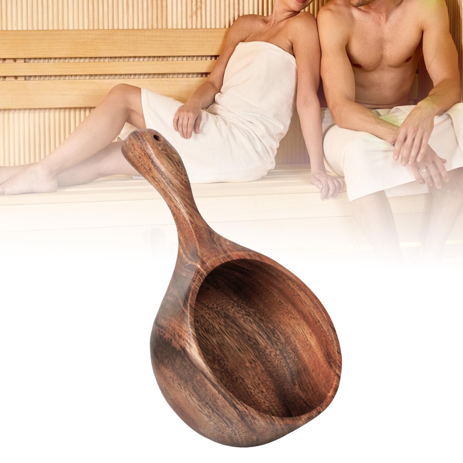 Wooden Sauna Ladle,Household U - Home Bathroom With Sauna avaliação e preço