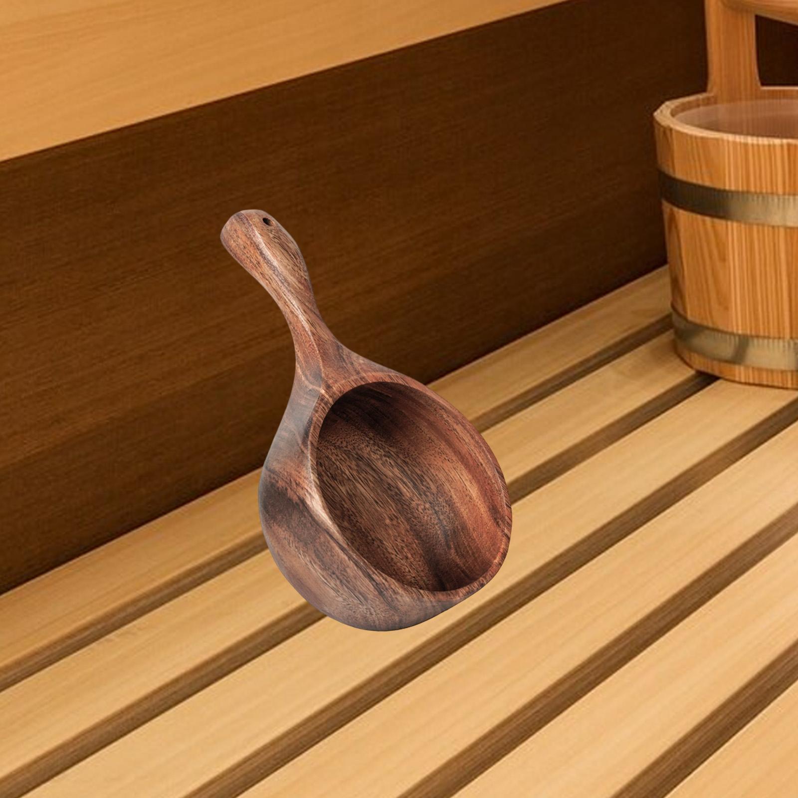 Wooden Sauna Ladle,Household U - Home Bathroom With Sauna avaliação e preço