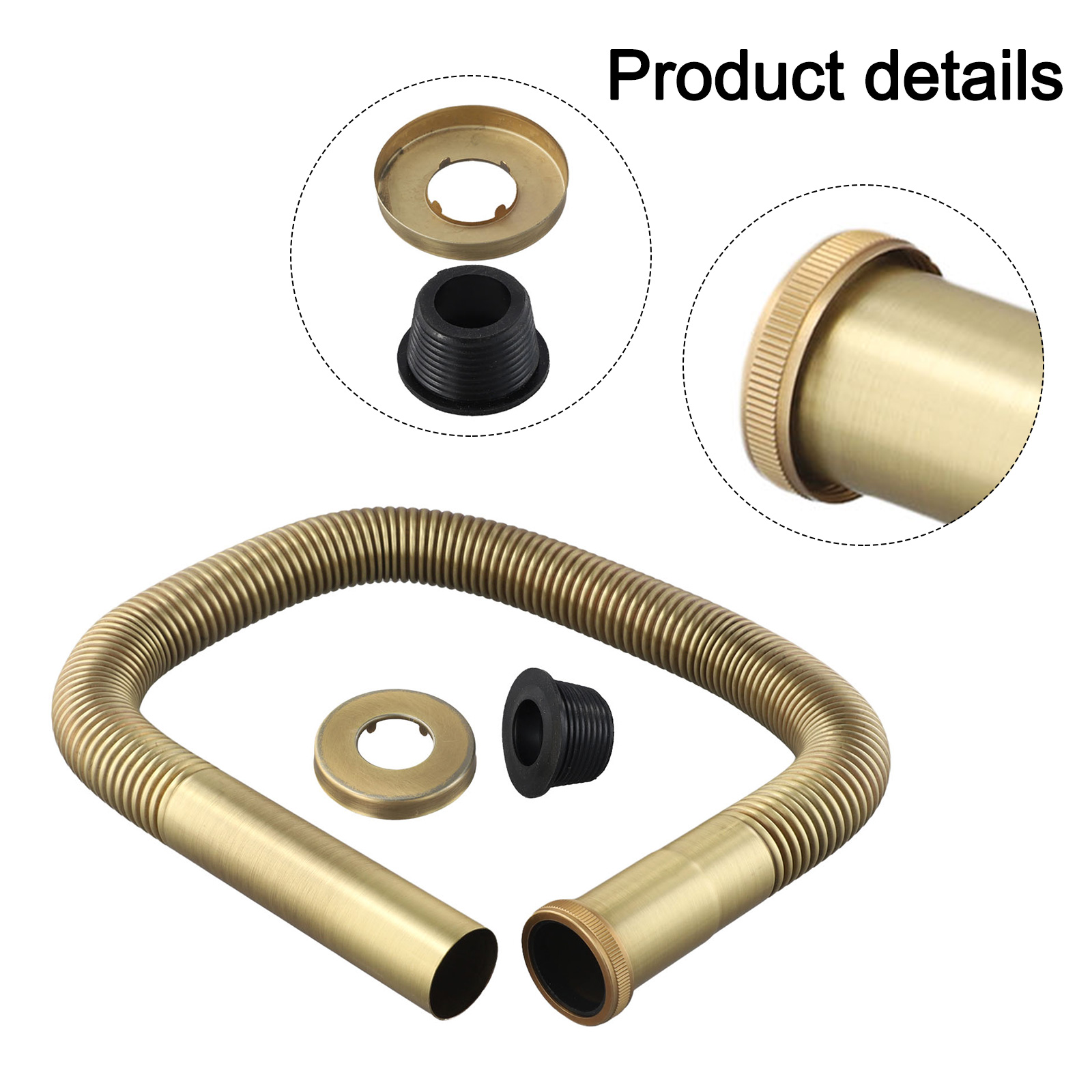 1pc Flexible Hose Brass Hose S - Home Bathroom Plumbing avaliação e preço