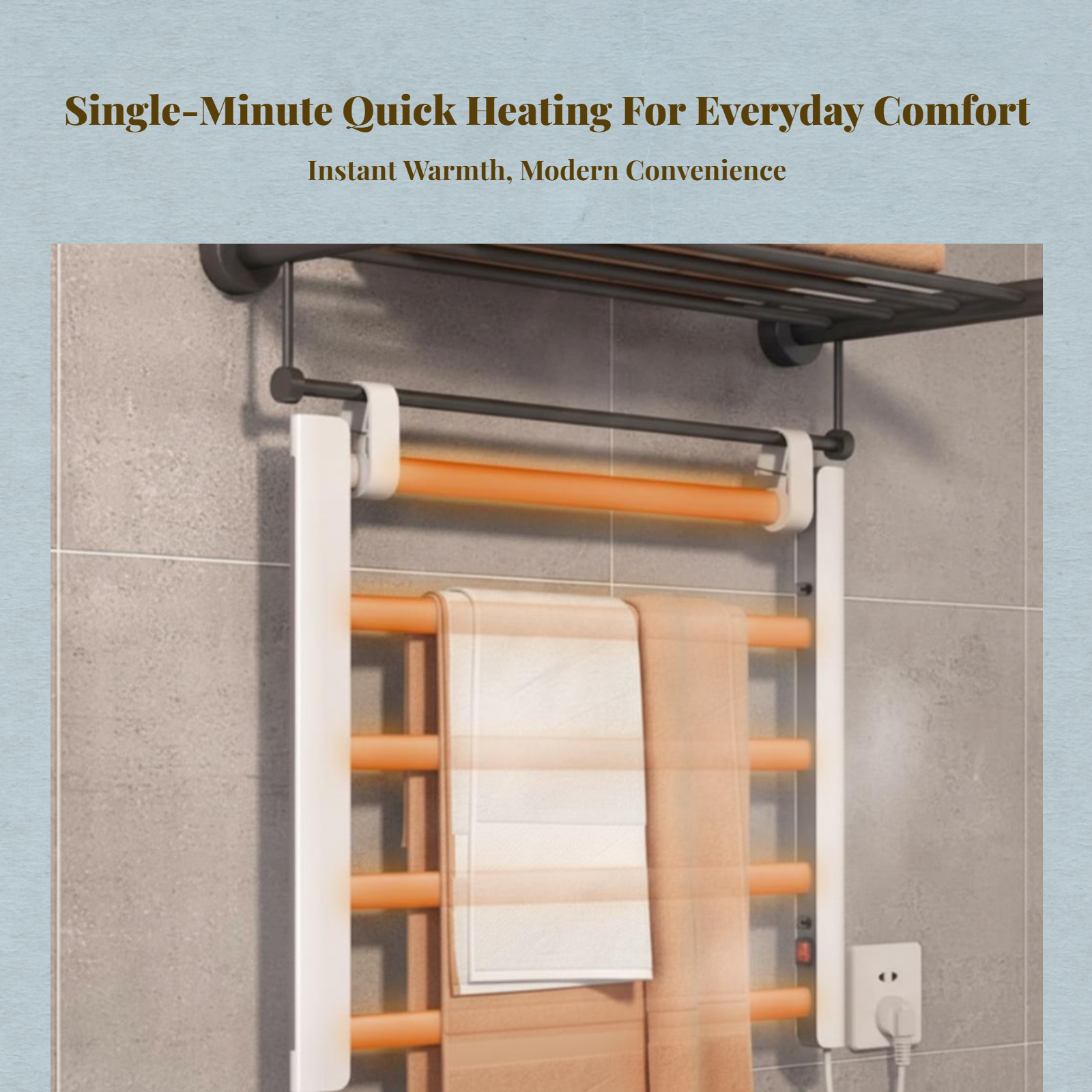 Electric Towel Warmer Aluminum - Towel Warmer Electric avaliação e preço