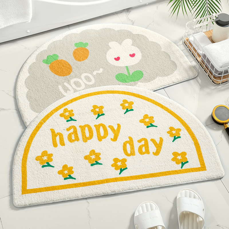 Soft Floor Mats Small Fresh Te - Japan Bathroom.Home avaliação e preço