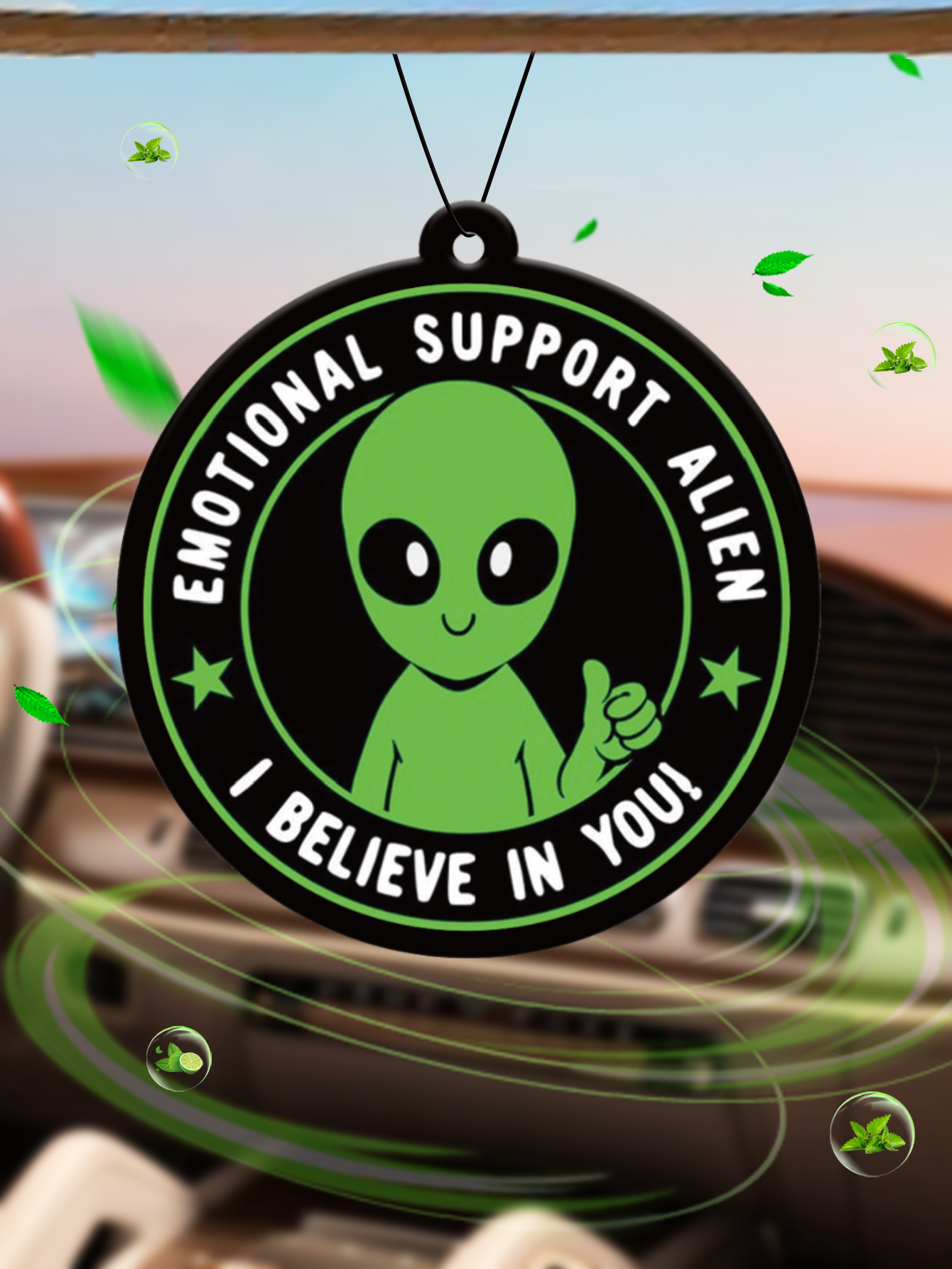 Emotional Support Alien Alien  - Home Bathroom Freshener avaliação e preço