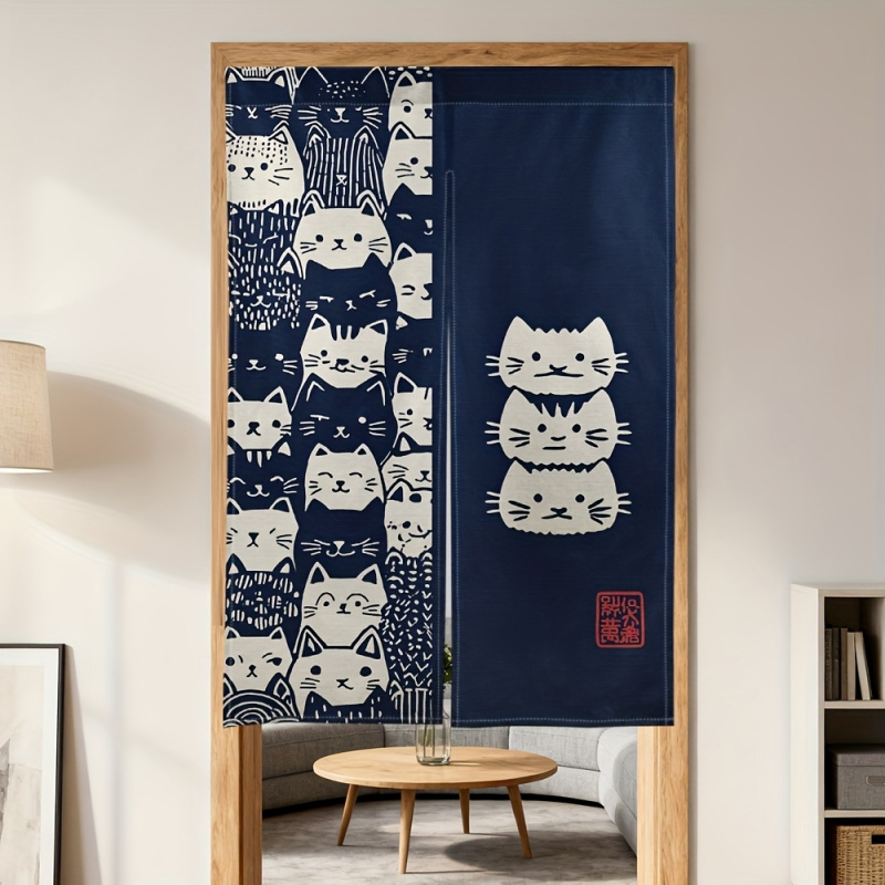 VIKAMA Cute Cat Japanese-Style - Home Bathroom Partition avaliação e preço