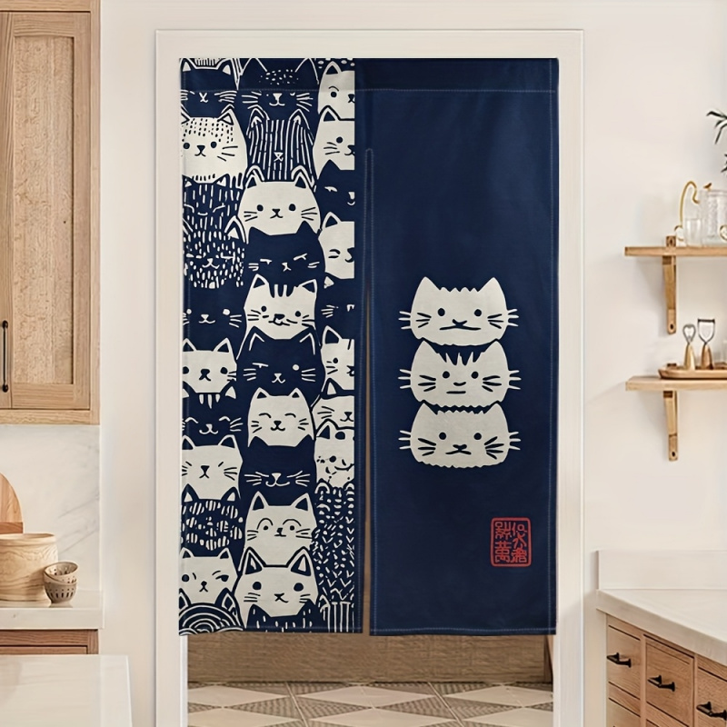 VIKAMA Cute Cat Japanese-Style - Home Bathroom Partition avaliação e preço