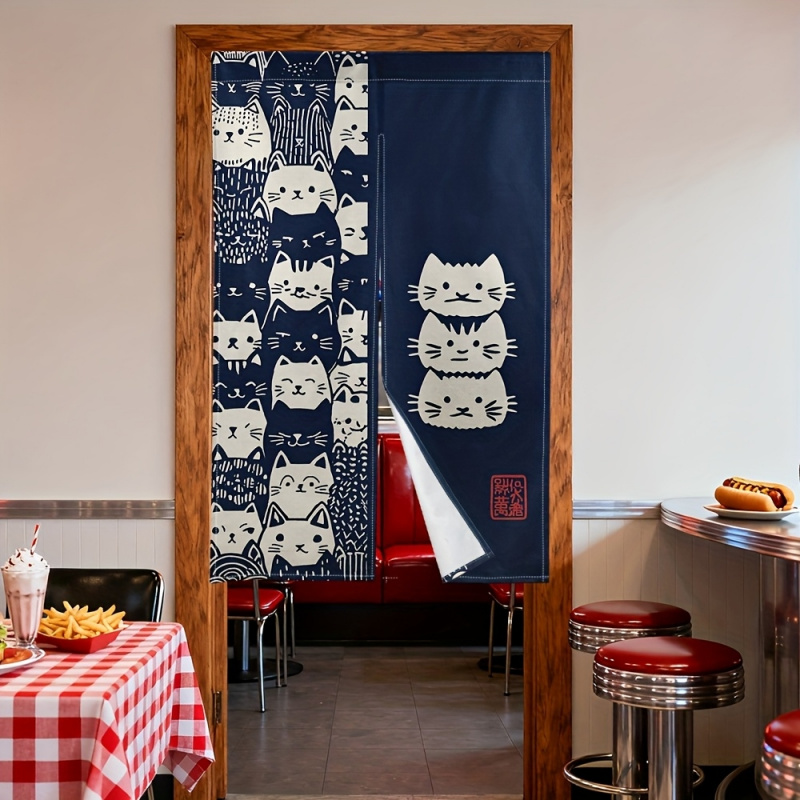 VIKAMA Cute Cat Japanese-Style - Home Bathroom Partition avaliação e preço