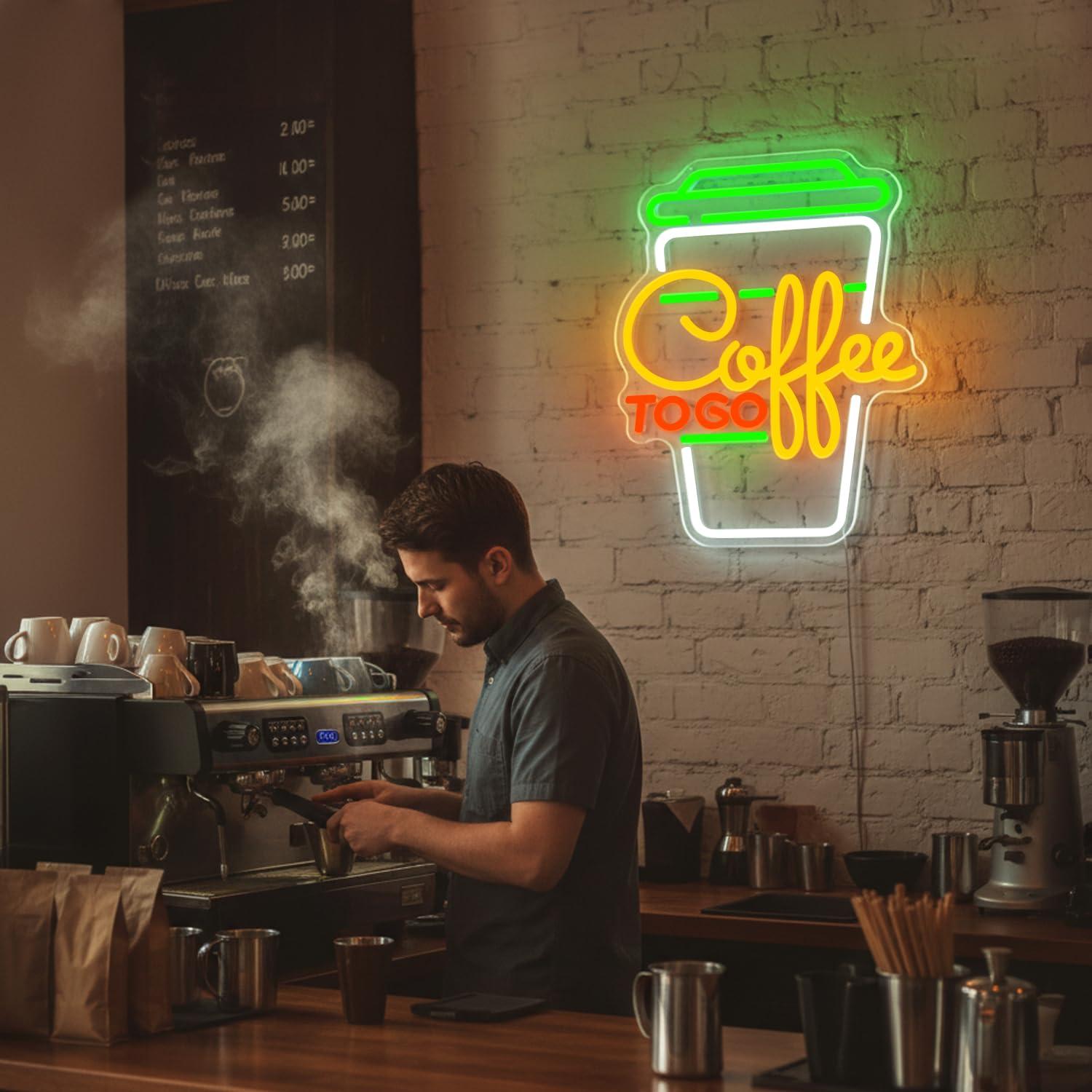 Coffee Neon Sign USB Dimmable  - Home Kitchen & Bathroom avaliação e preço