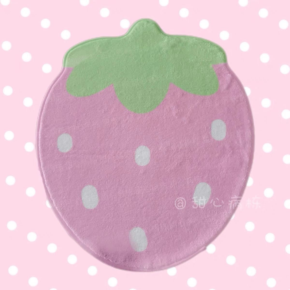 VIKAMA Sweet Strawberry Floor  - Zara Home Bathroom Rug avaliação e preço