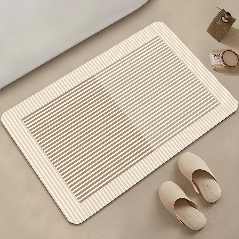 VIKAMA Minimalist Geometric St - Zara Home Bathroom Rug avaliação e preço