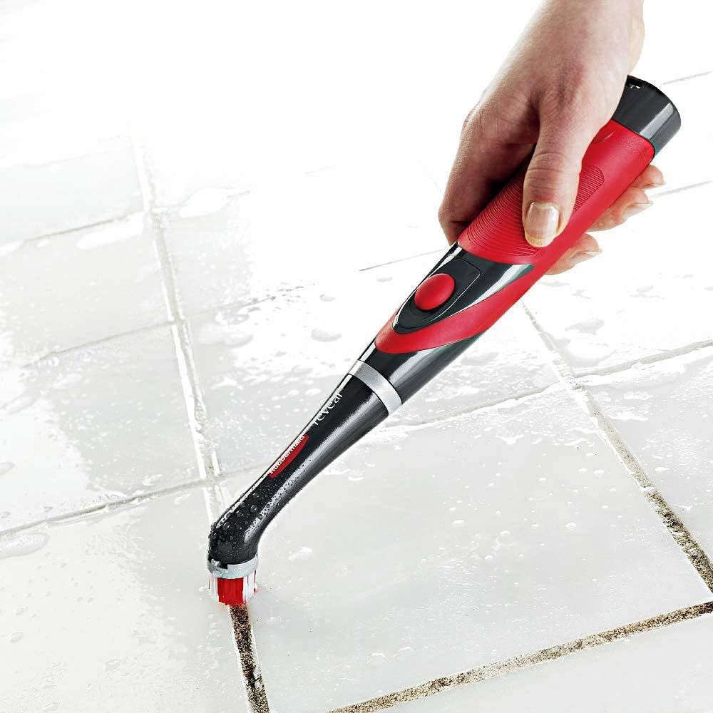 Battery-Powered Scrub Brush fo - Home Bathroom Cleaning avaliação e preço