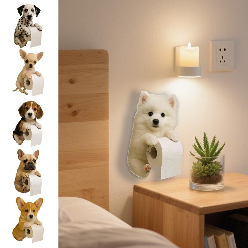 Cute Paper Towel Holder Funny  - Home Bathroom Towel Dispenser avaliação e preço