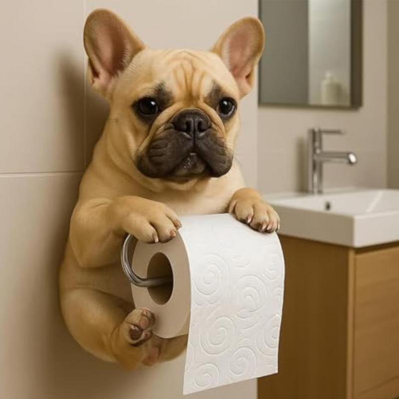 Cute Paper Towel Holder Funny  - Home Bathroom Towel Dispenser avaliação e preço