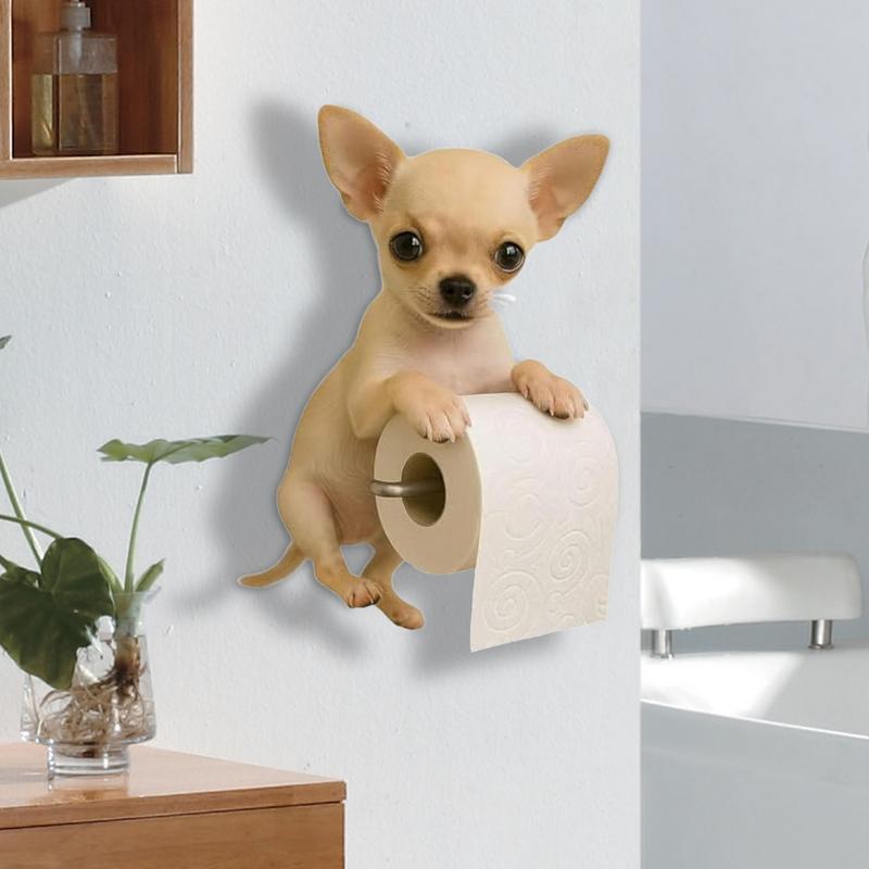 Cute Paper Towel Holder Funny  - Home Bathroom Towel Dispenser avaliação e preço