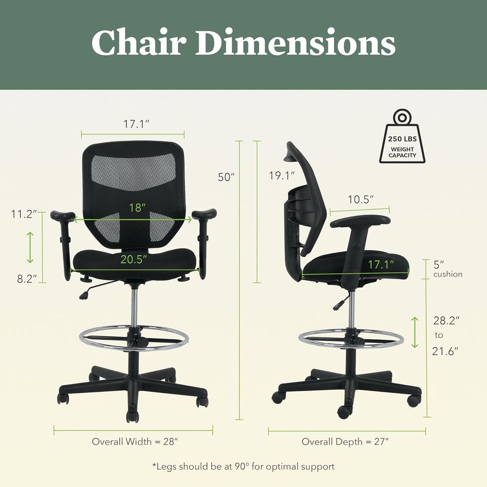 Ergonomic Mesh Standing Office - Home & Bathroom Building Products Pte Ltd Photos avaliação e preço