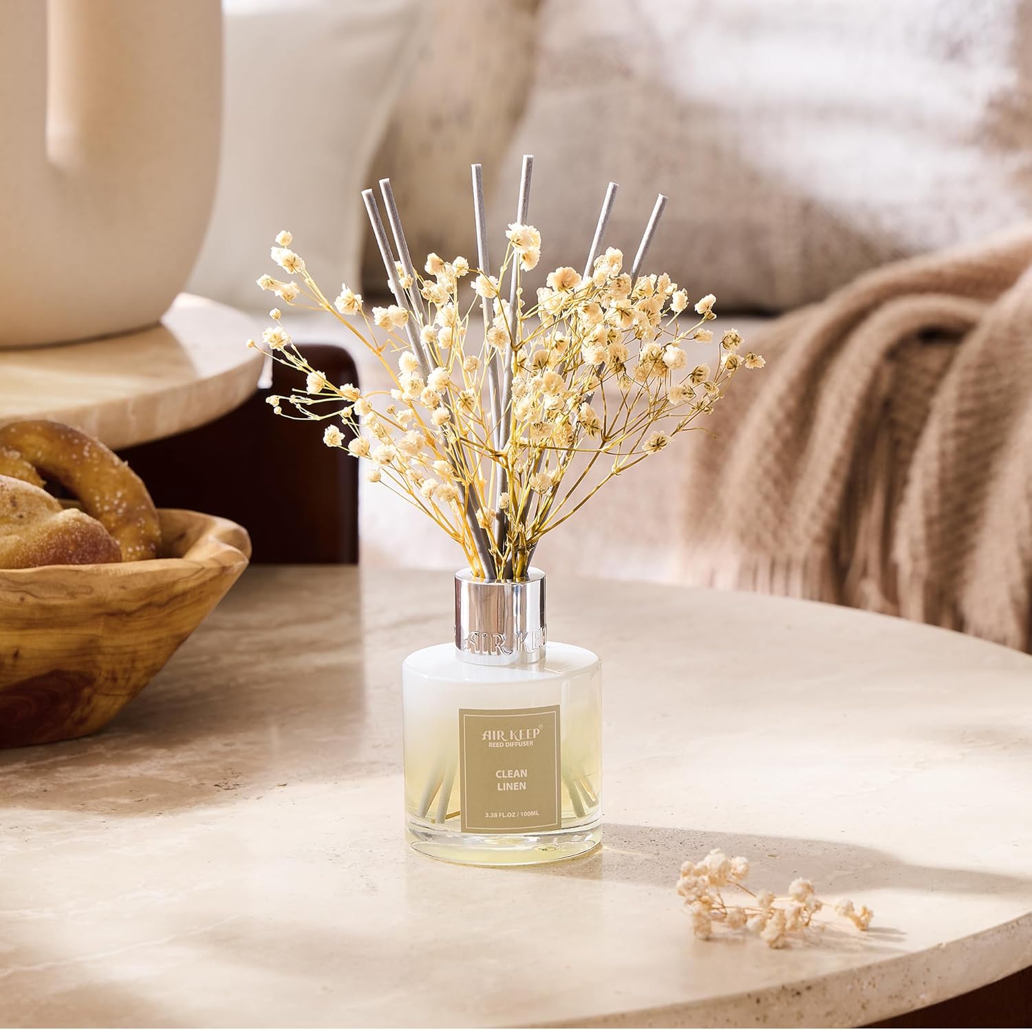 Reed Diffuser Set, 3.38 fl oz  - Home Bathroom Cleaning avaliação e preço