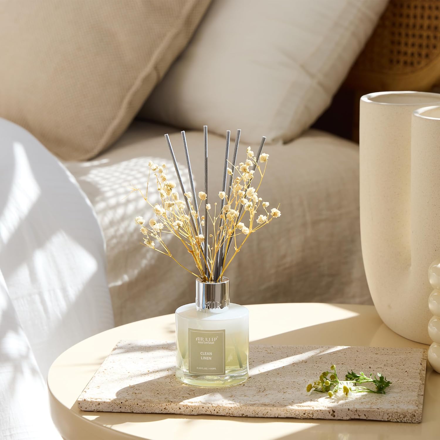 Reed Diffuser Set, 3.38 fl oz  - Home Bathroom Cleaning avaliação e preço