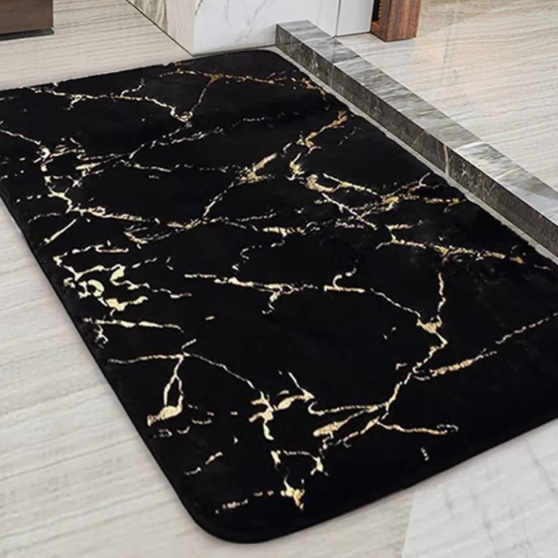 Faux Fur Rabbit Non-Slip Black - Zara Home Bathroom avaliação e preço
