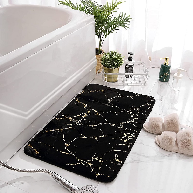 Faux Fur Rabbit Non-Slip Black - Zara Home Bathroom avaliação e preço