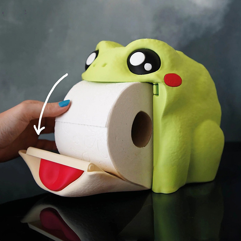 Funny Frog Tissue Box Portable - Home Bathroom Towel Dispenser avaliação e preço