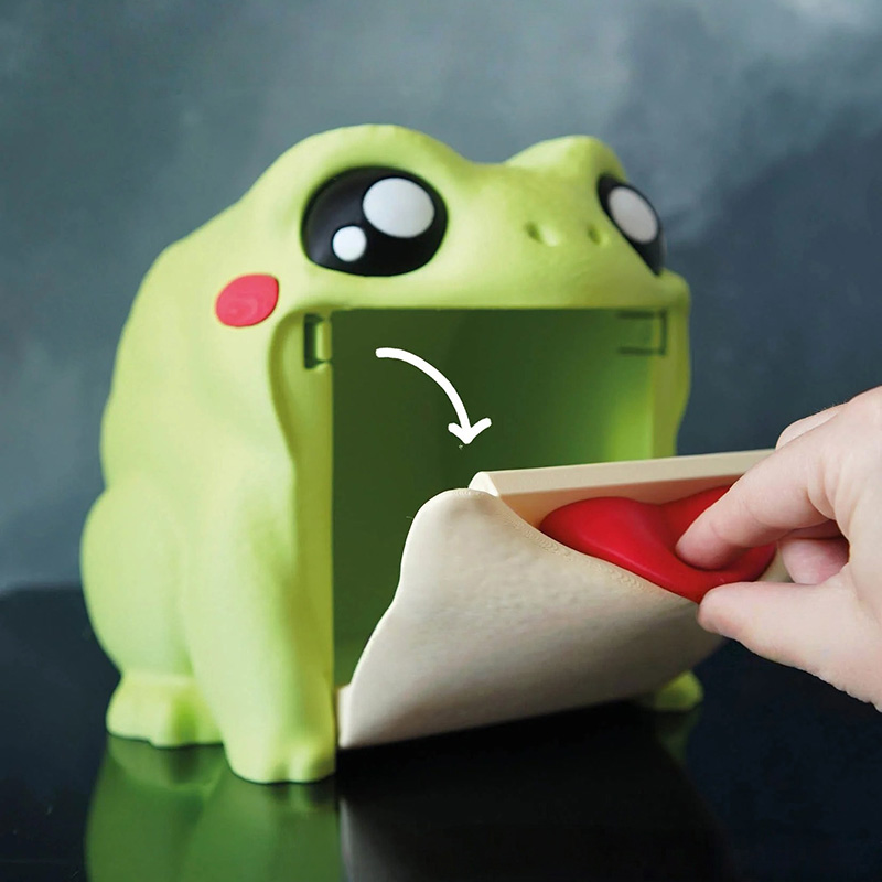 Funny Frog Tissue Box Portable - Home Bathroom Towel Dispenser avaliação e preço