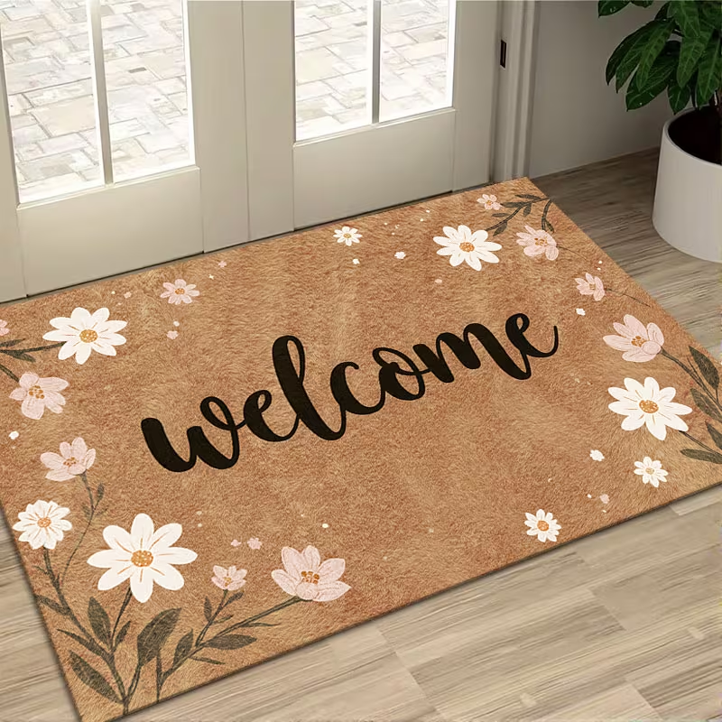Lavender Welcome Mat Is Suitab - Zara Home Bathroom Rug avaliação e preço