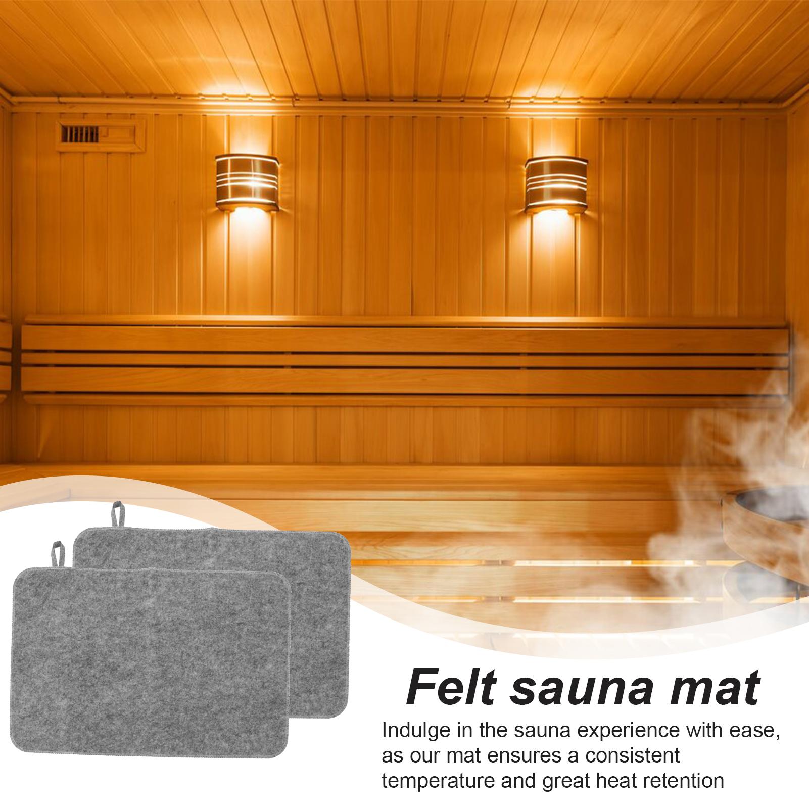 50x33cm Sauna Mat 2pcs Sauna S - Home Bathroom With Sauna avaliação e preço