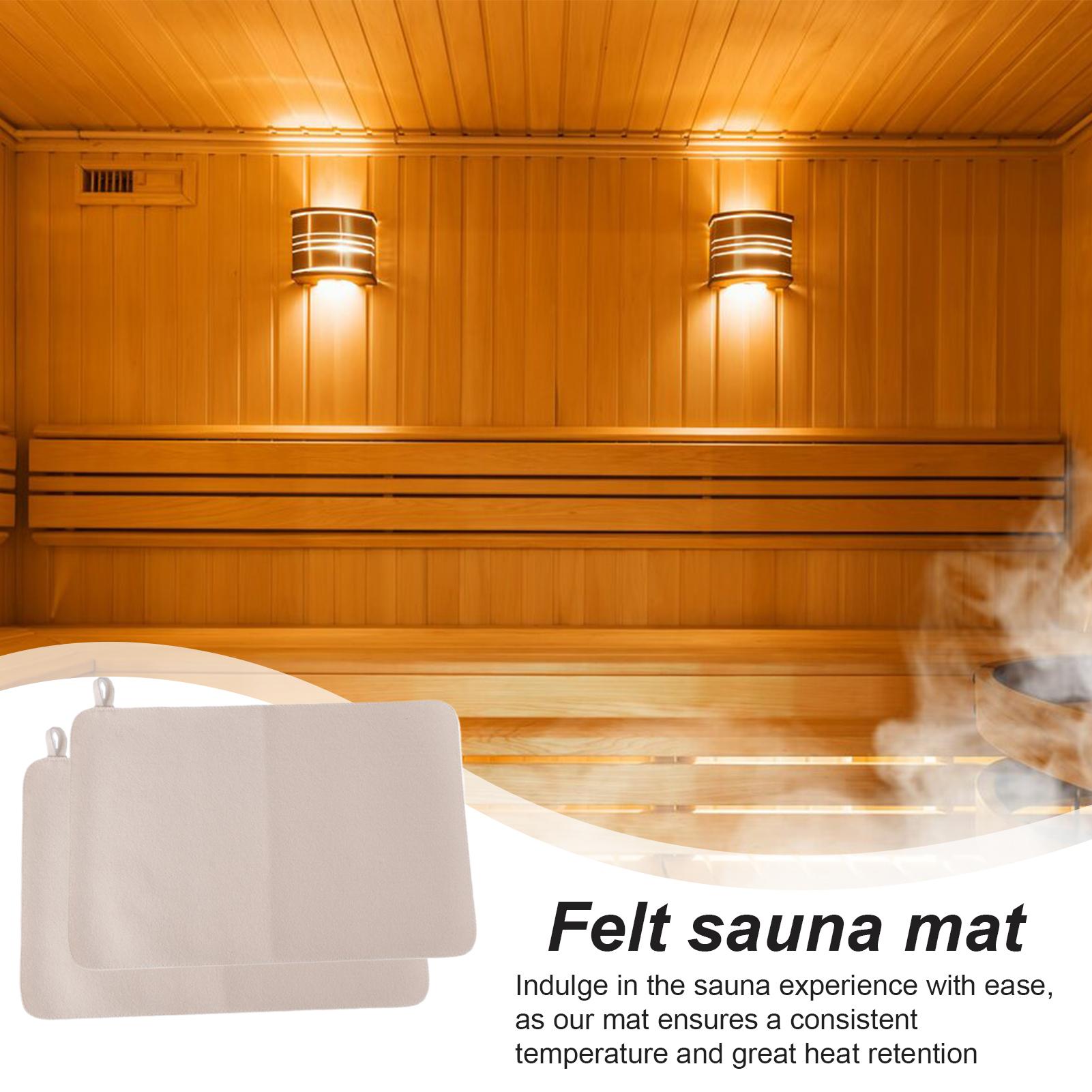 50x33cm Sauna Mat 2pcs Sauna S - Home Bathroom With Sauna avaliação e preço