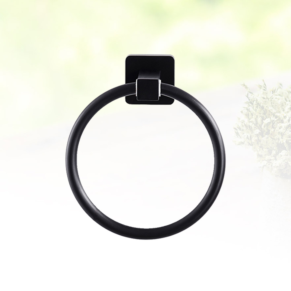 Aluminum Towel Ring Wall Mount - Home Bathroom Design Simple avaliação e preço