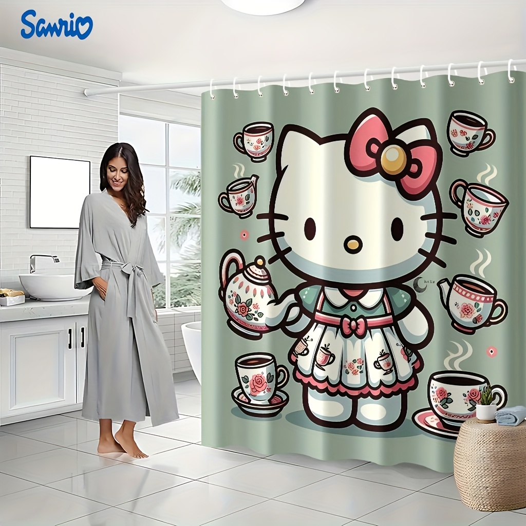 Sanrio 1pc Hello Kitty Pattern - Home Bathroom Partition avaliação e preço