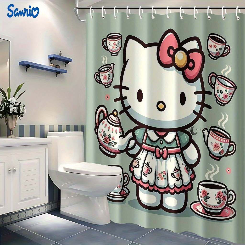 Sanrio 1pc Hello Kitty Pattern - Home Bathroom Partition avaliação e preço