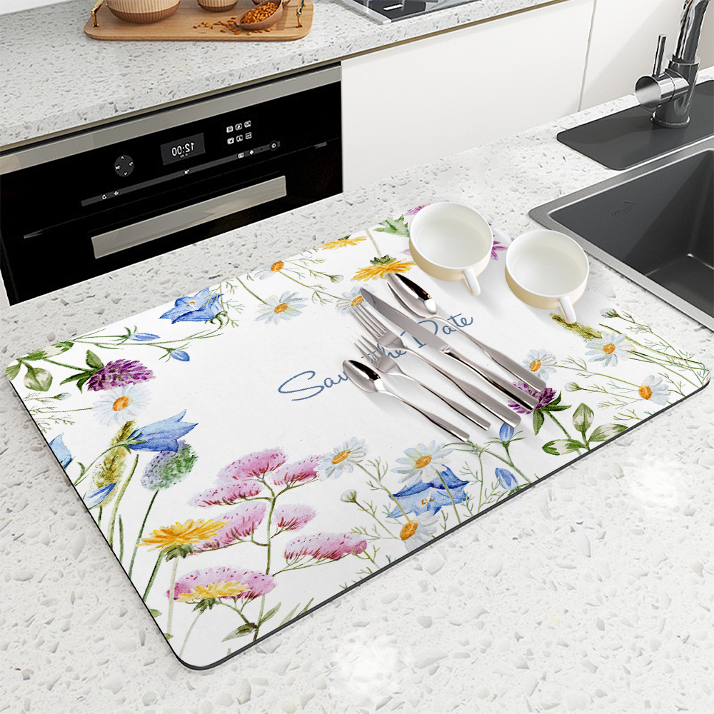 Absorbent Coffee Mat Dish Drai - Zara Home Bathroom Rug avaliação e preço