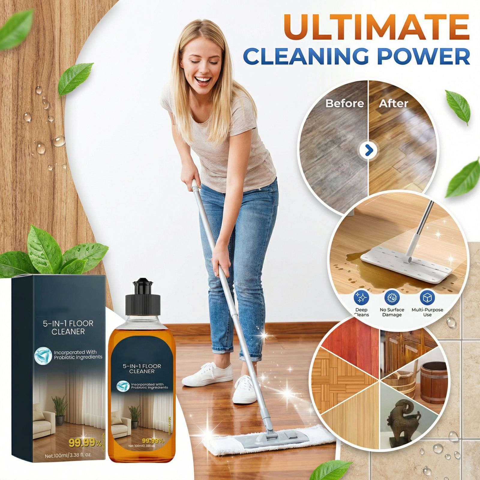 100ml Efficient Cleaning Agent - Home Bathroom Cleaning avaliação e preço