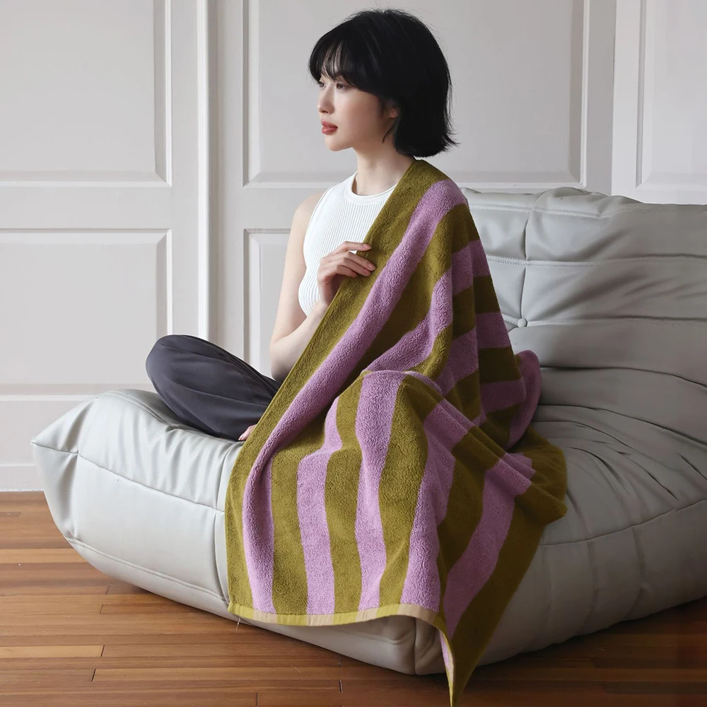Retro Striped Cotton Towel Sof - Zara Home Bathroom avaliação e preço