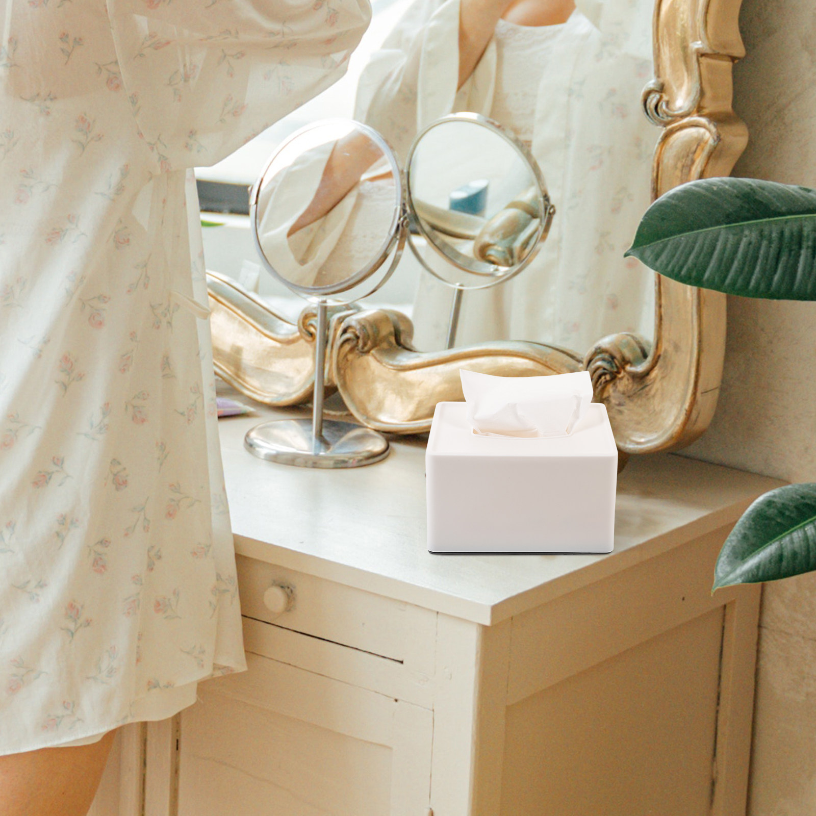 Stylish Compact Tissue Box Cov - Home Bathroom Towel Dispenser avaliação e preço