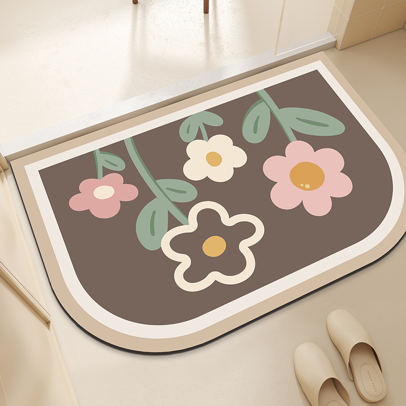 VIKAMA Ins Wind Flower Bath Ma - Zara Home Bathroom avaliação e preço