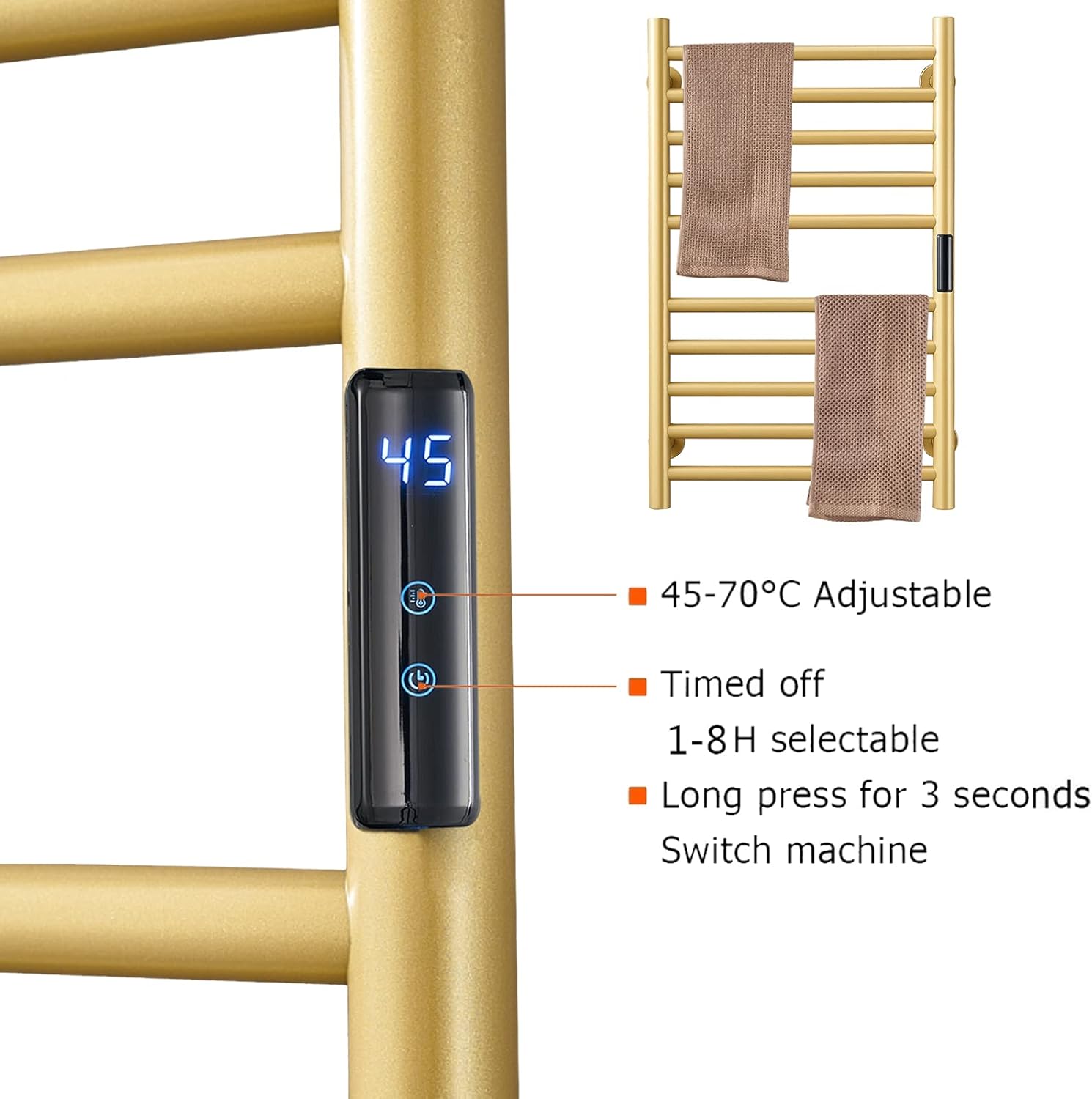 Electric Towel Warmer Rack 10  - Towel Warmer Electric avaliação e preço